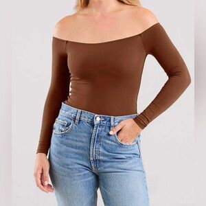 Nuuds Off The Shoulder Bodysuit Women’s Small